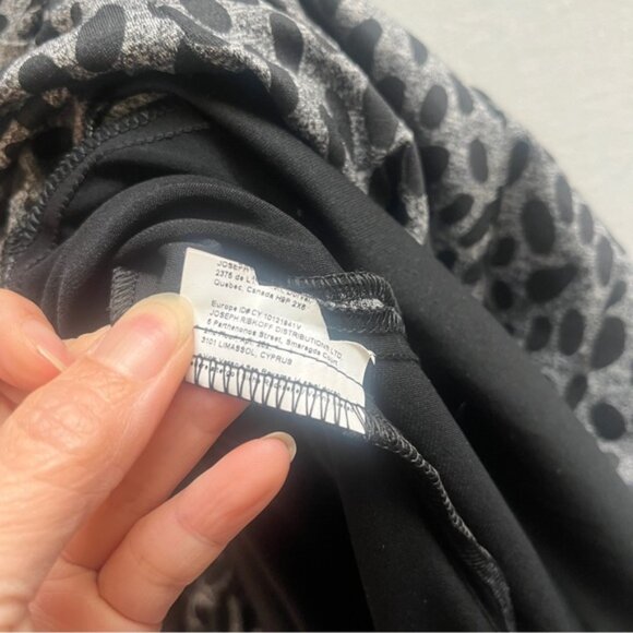 Joseph Ribkoff Leopard Print Hooded Stretch Drop Waist Midi Dress Size 6 - Picture 8 of 11